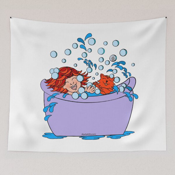Item preview, Bath time! designed and sold by KurlyKitt.