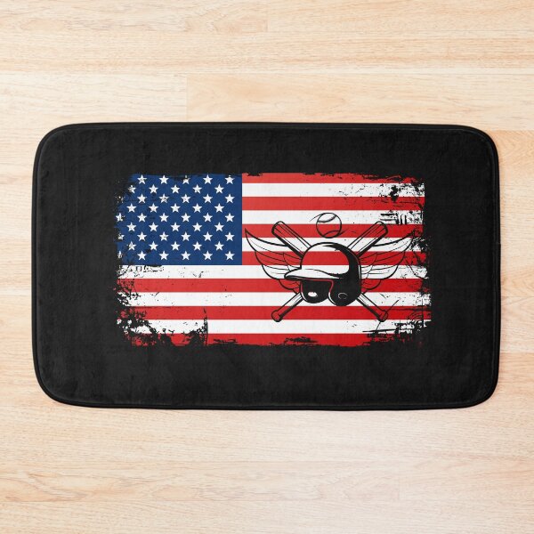 Item preview, Softball Fan USA Flag America Ballpark Team Pitch Sport Play Ball designed and sold by gkao.