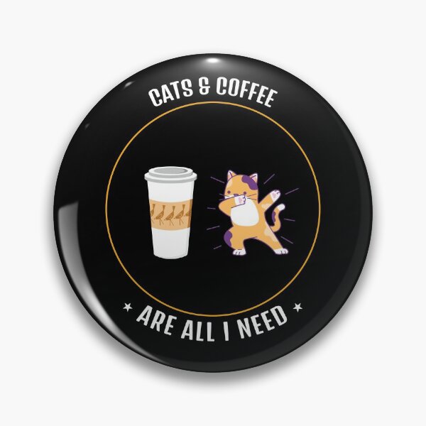 Artikelvorschau, Katzen und Kaffee sind alles was ich brauche entworfen und verkauft von NiftyTees.