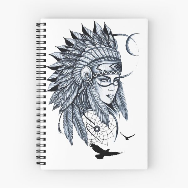 Item preview, Dreamcatcher Native illustration - Beuty Women Dream Catcher - Native American Art Dreamcatcher designed and sold by amazinGraphic.