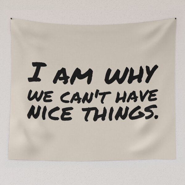 Item preview, I am why we can’t have nice things. (9) designed and sold by DotorEaon.