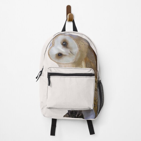 Item preview, Barn Owl perched on rock designed and sold by EleanorBassett.