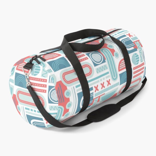 Item preview, Retro Geometric-Red blue designed and sold by ammiecreative.