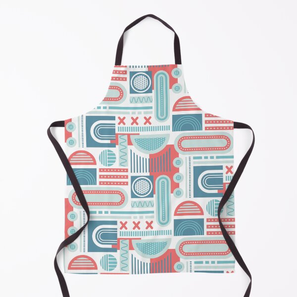 Item preview, Retro Geometric-Red blue designed and sold by ammiecreative.