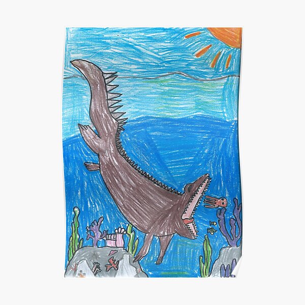 Danger Fish Scary Sea Posters for Sale | Redbubble