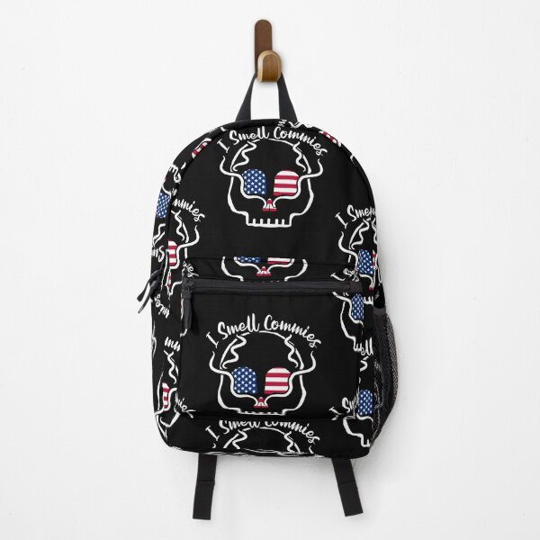 Item preview, I Smell Commies, USA Flag Skull designed and sold by Redmanrooster.