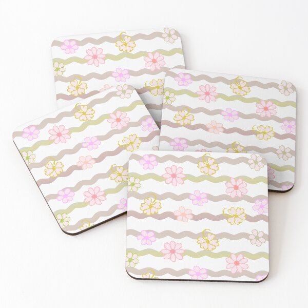 Item preview,  8 Bit Floral Wave Pattern - Kawaii Flowers designed and sold by ViewerEqualsPhoton.