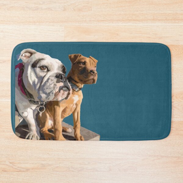 Item preview, The two faithful friends, the boxer and the bulldog. designed and sold by Karine Dupras.