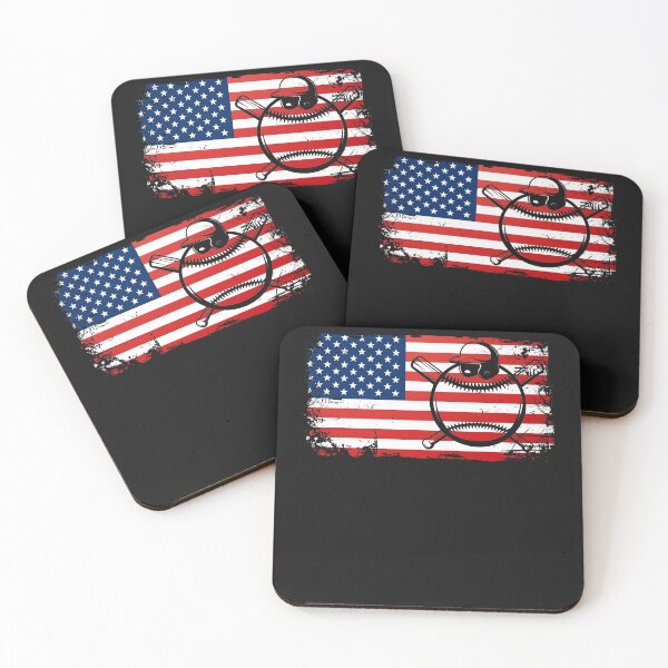 Item preview, Baseball Fan USA Flag America Ballpark Team Pitch Play Sport designed and sold by gkao.
