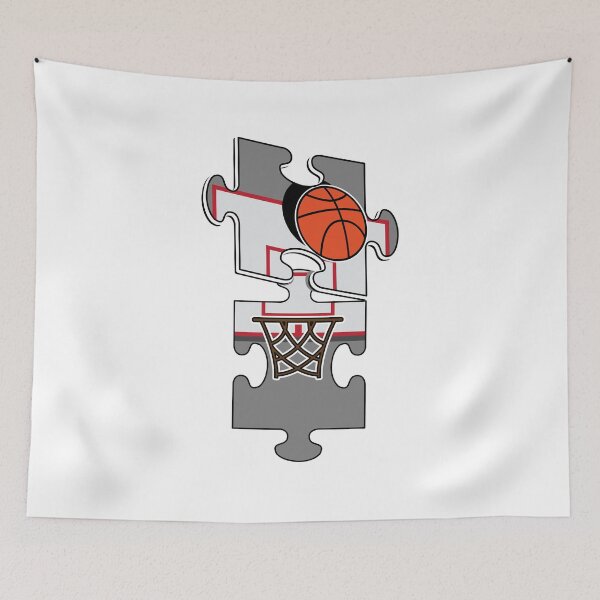 Item preview, Basketball jigsaw puzzle Hoop shoot designed and sold by Redmanrooster.