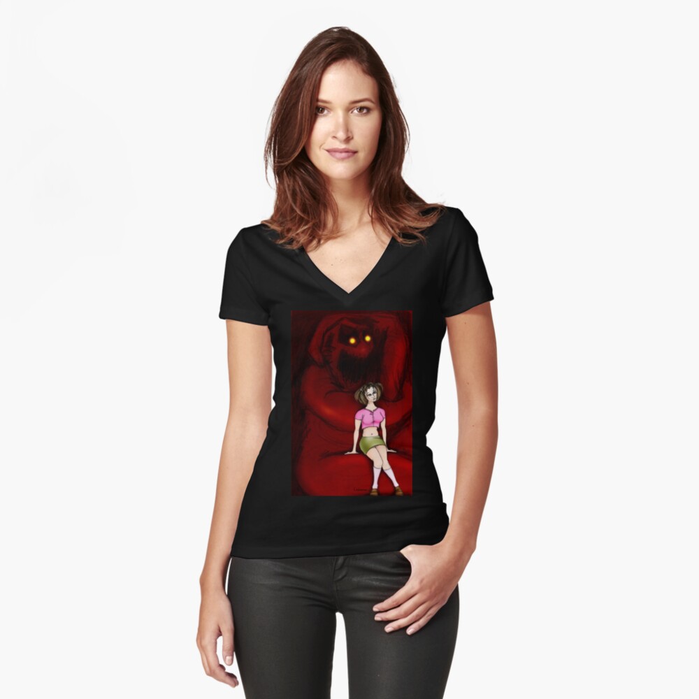 Item preview, Fitted V-Neck T-Shirt designed and sold by EllipsisDesign.