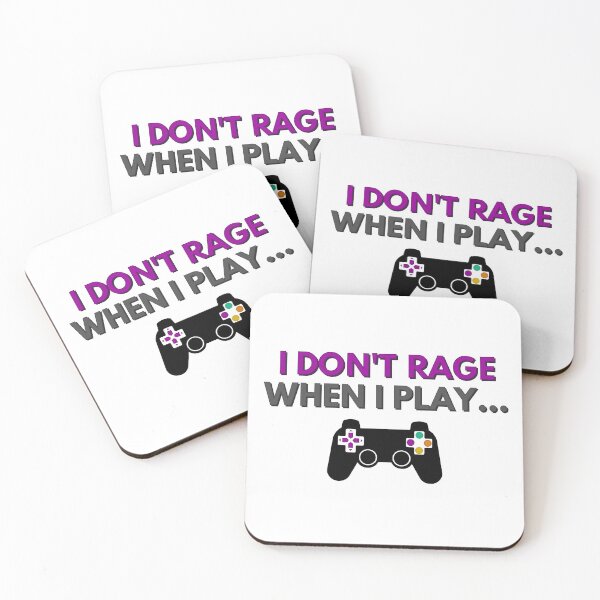 Item preview, I Don't Rage When I Play (Colors) designed and sold by FilipeFerreira.