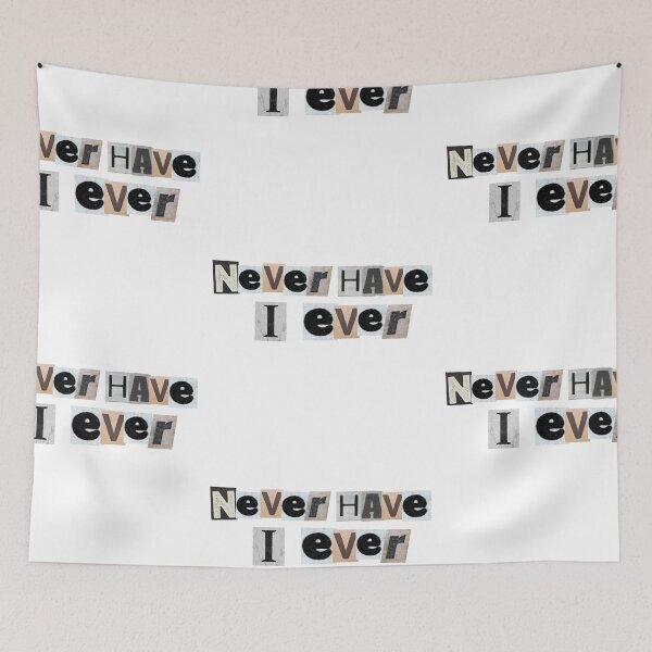 Item preview, Never have I ever Newspaper designed and sold by mistyp72.