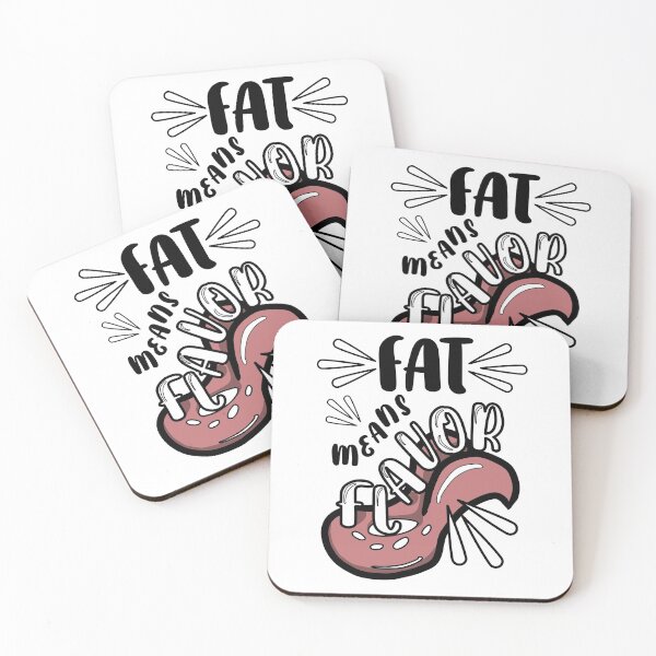Item preview, Fat Means Flavor BBQ Grill Cook designed and sold by Redmanrooster.