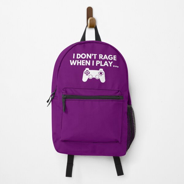 Item preview, I Don't Rage When I Play (Purple BG) designed and sold by FilipeFerreira.