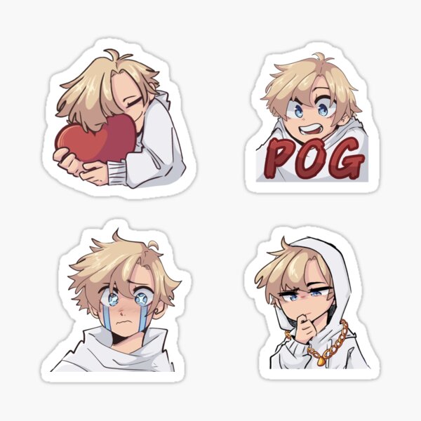 Punz Emote sticker pack Sticker