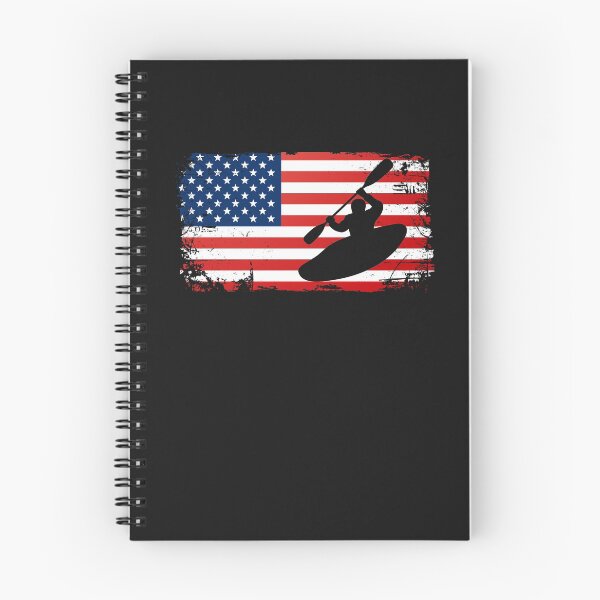Item preview, Kayak Kayaking Kayaker USA Flag America Canoeing Slalom Boat designed and sold by gkao.