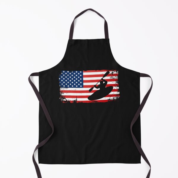 Item preview, Kayak Kayaking Kayaker USA Flag America Canoeing Slalom Boat designed and sold by gkao.