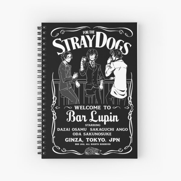 ODA, DAZAI AND ANGO - BUNGOU STRAY DOGS Spiral Notebook