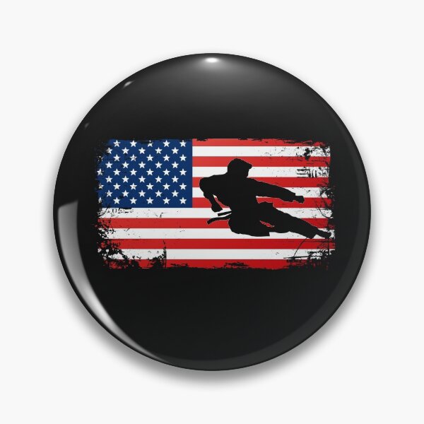 Item preview, Karate Martial Arts USA Flag America Kumite Kata Competition designed and sold by gkao.
