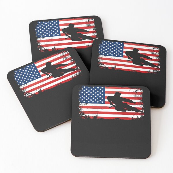 Item preview, Karate Martial Arts USA Flag America Kumite Kata Competition designed and sold by gkao.