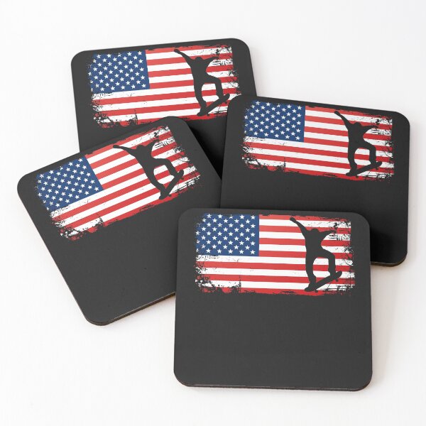 Item preview, Skateboarding Skateboarder USA Flag American Skateboard Team designed and sold by gkao.