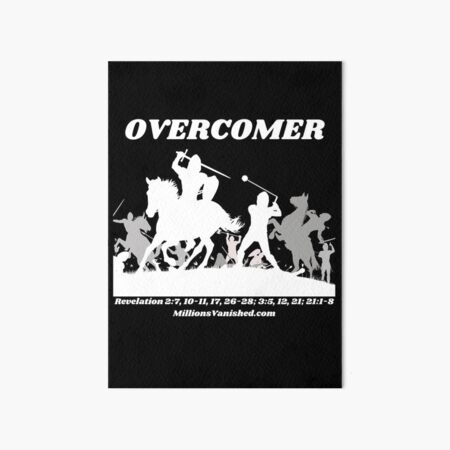 Overcomer - Christian Art Board Print