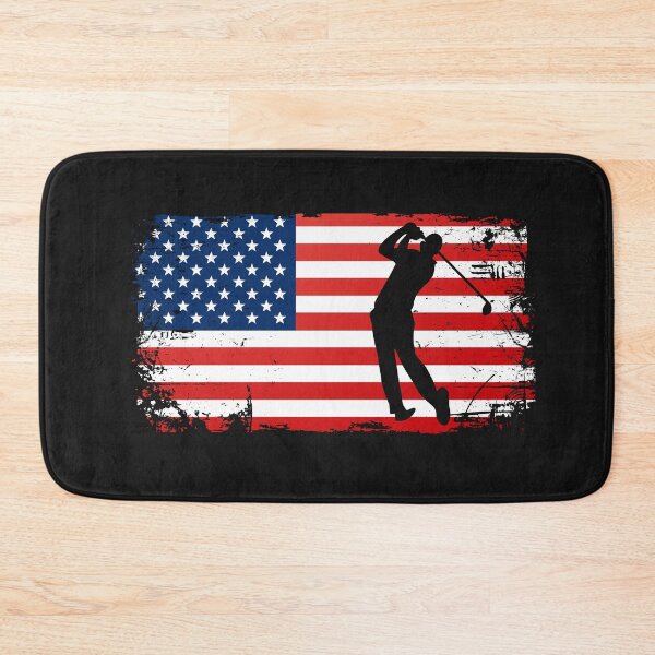 Item preview, Golf Golfer USA Flag America Golfing Swing Club Hole In One designed and sold by gkao.