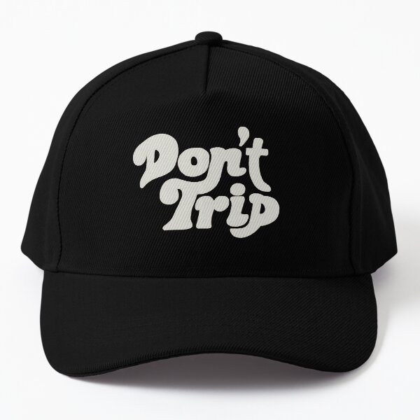 Mac Miller Don't Trip Circles Swimming Text Design Baseball Cap