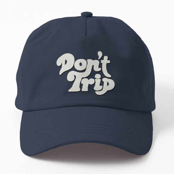Mac Miller Don't Trip Circles Swimming Text Design Dad Hat