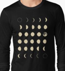Moon Phases Long Sleeve T-Shirt