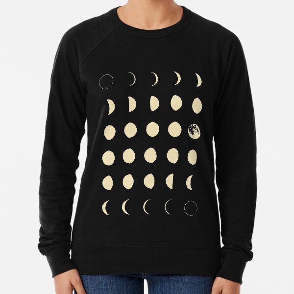 Moon Phases Lightweight Sweatshirt
