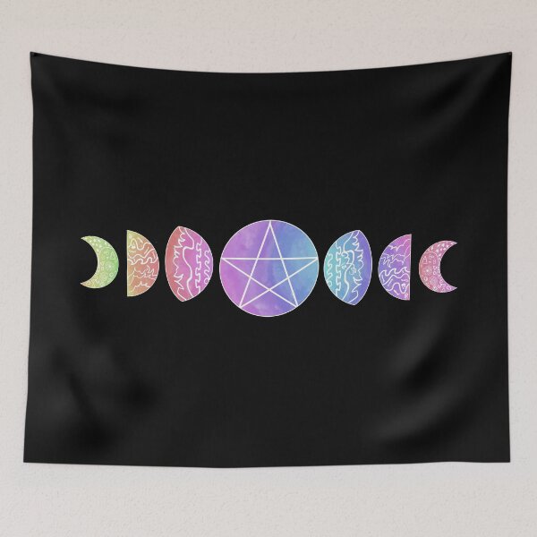Item preview, Fases de la luna wicca designed and sold by SpeepsMidnight.