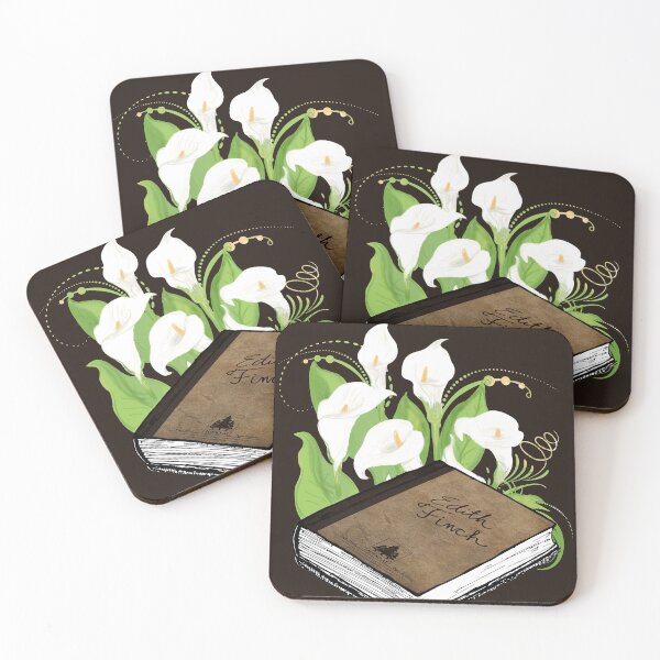 Item preview, Edith Finch journal with flowers designed and sold by katemargoli.