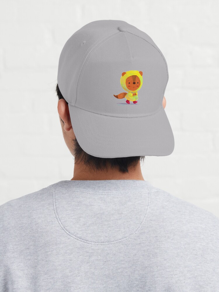 Alternate view of Squirrel with Raincoat Cap