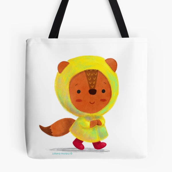 Item preview, Squirrel with Raincoat designed and sold by julianamotzko.