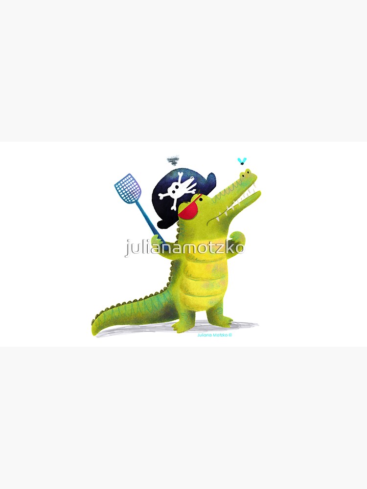 Captain Pirate Crocodile by julianamotzko