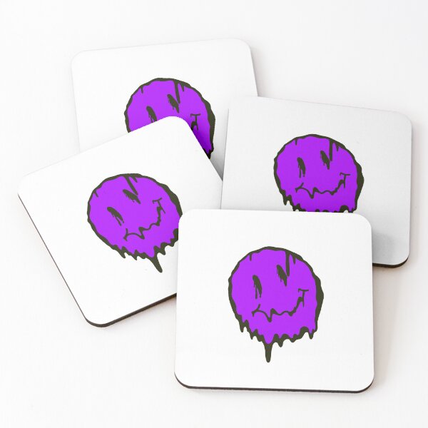 Item preview, Purple Melted Smiley Face designed and sold by seascallop.