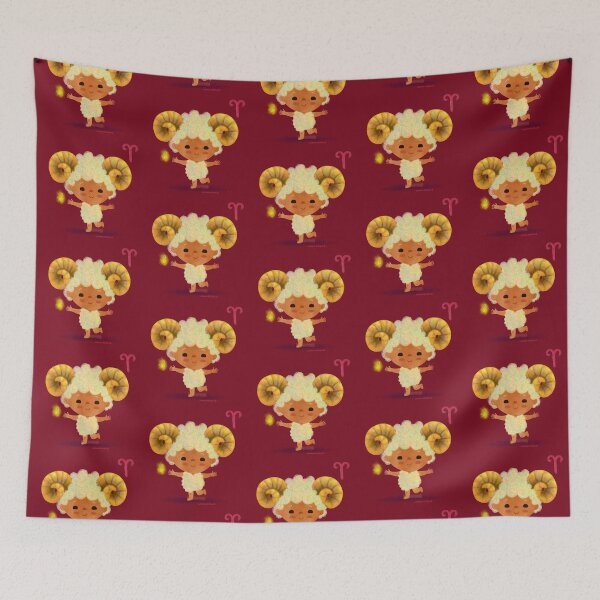 Item preview, Cute Zodiac Aries Sign designed and sold by julianamotzko.