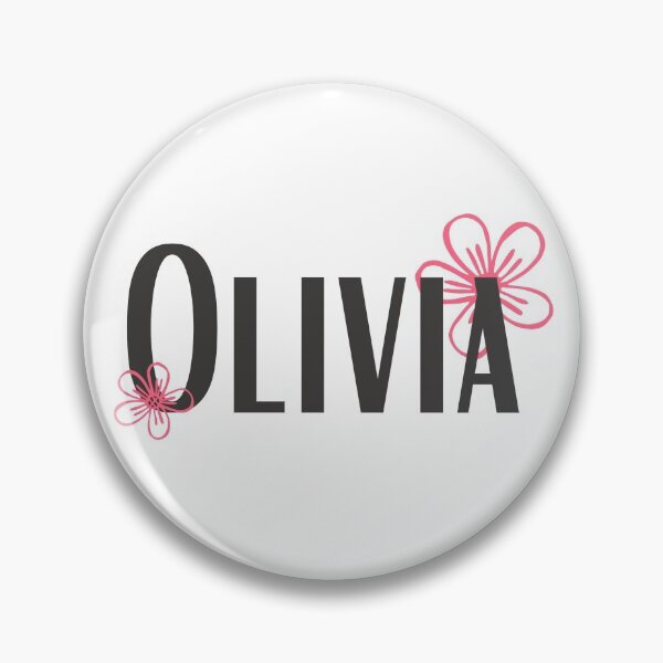 Item preview, OLIVIA Name with flowers designed and sold by Rocky Designs.