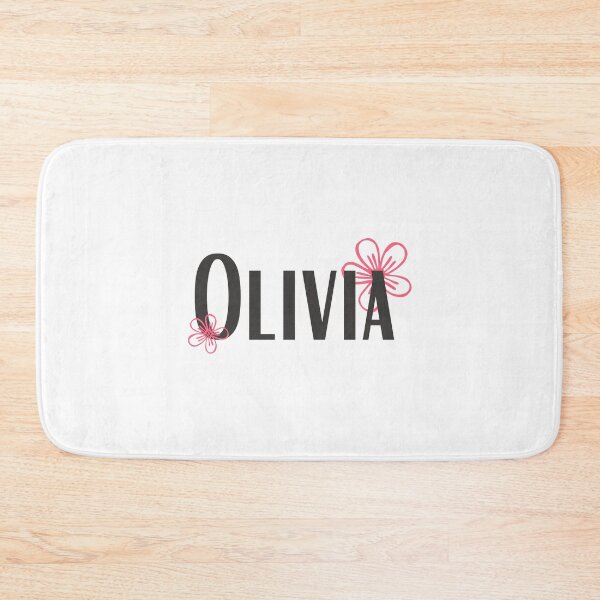 Item preview, OLIVIA Name with flowers designed and sold by Rocky Designs.
