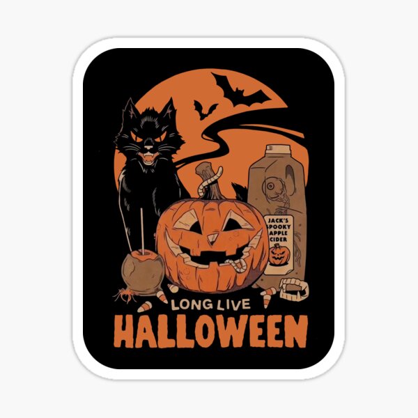 Vista previa del artículo con la obra «¡Viva Halloween!», diseñado y vendido por ThneedToKnow.