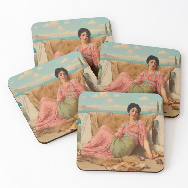 Item preview, John William Godward - The quiet pet designed and sold by Vivanne-art.