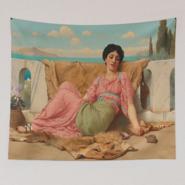 Item preview, John William Godward - The quiet pet designed and sold by Vivanne-art.