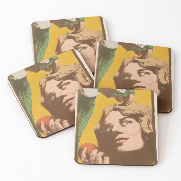 Item preview, Woman with Parrot designed and sold by FiaFiaPress.