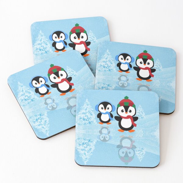Item preview, Penguins in a Winter Wonderland - Winter Holiday designed and sold by ShowMePrints.