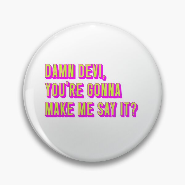 Item preview, Damn, Devi - Neon - Never Have I Ever designed and sold by emilyschen.