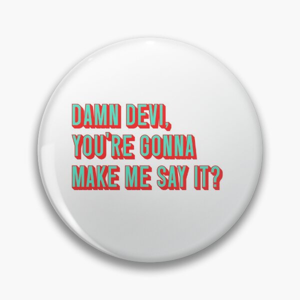 Item preview, Damn, Devi - Seafoam - Never Have I Ever designed and sold by emilyschen.