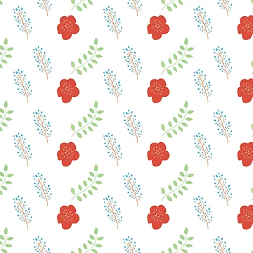 Artwork thumbnail, Pretty Flowers by Poetic Patterns Studio