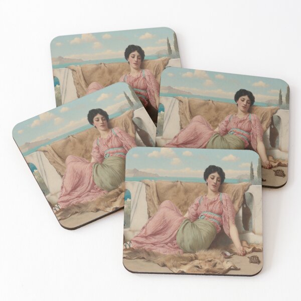 Item preview, John William Godward - The quiet pet,Nº,02, designed and sold by Vivanne-art.
